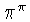 $\pi^{\pi}$